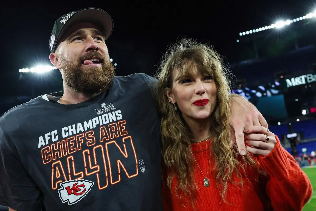 File Photo: Taylor Swift with Travis Kelce | AFP