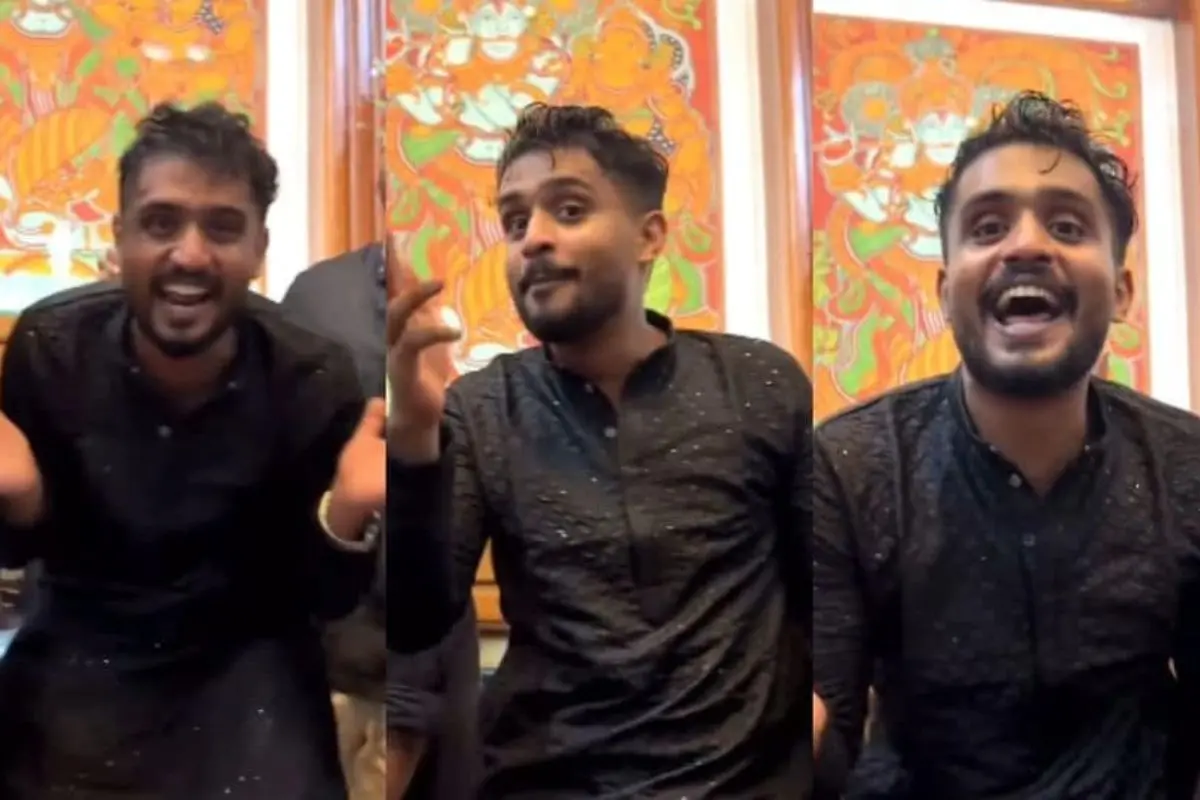 Screengrab from Madhav Suresh's viral video. | Instagram