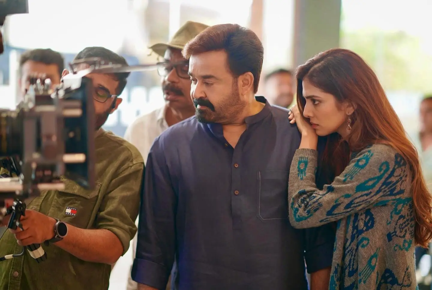 Mohanlal, Malavika Mohanan | X/Malavika Mohanan