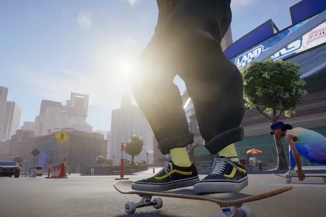 A still from Skate official trailer