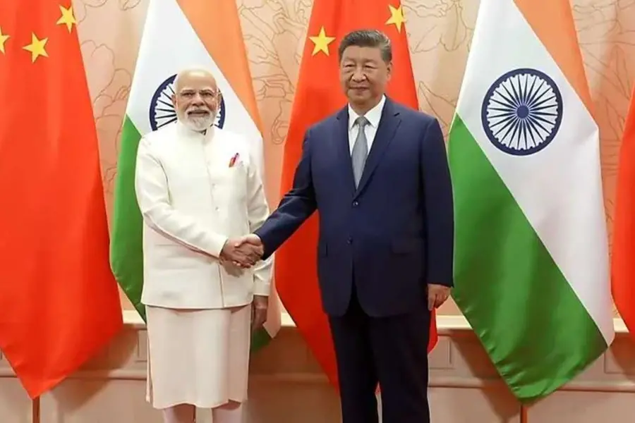 Prime Minister Narendra Modi with Chinese President Xi Jinping
