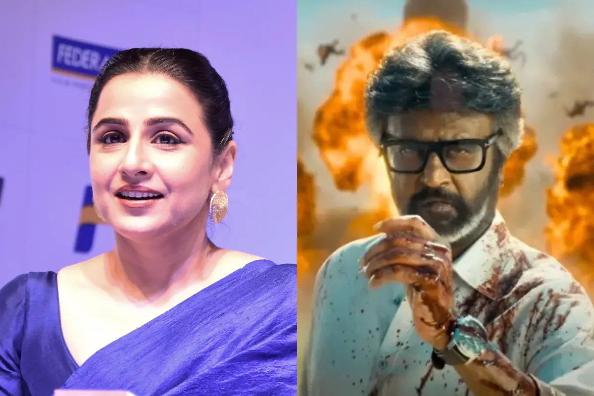 Vidya Balan and a still from Jailer 2