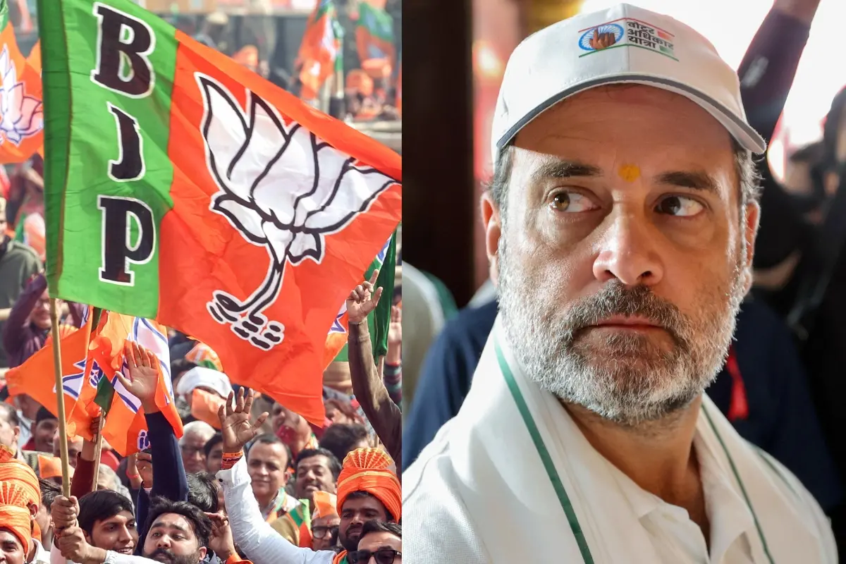 BJP-Rahul Gandhi | Photos: PTI
