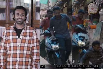 Major on-set mishap! Arjun Ashokan dragged under scooter during ‘Thalavara’ shoot | WATCH