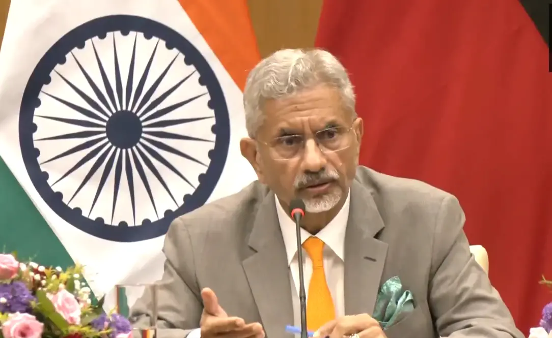 External Affairs Minister S Jaishankar addresses the media | Photo: ANI
