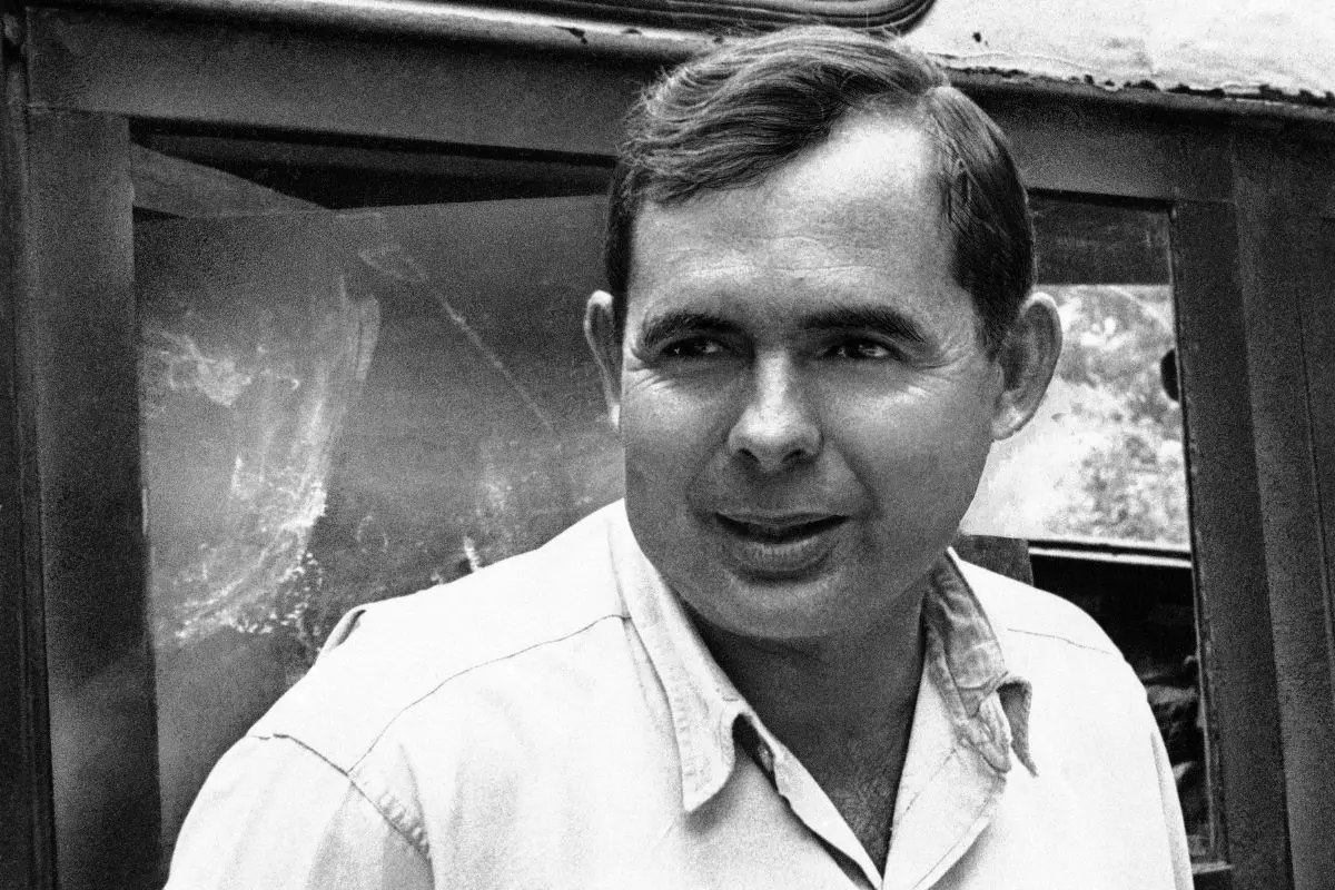 File Photo: Patrick Hemingway, son of famed author Ernest Hemingway, stands for a photo in Tanzania on Feb. 28, 1969 | AP