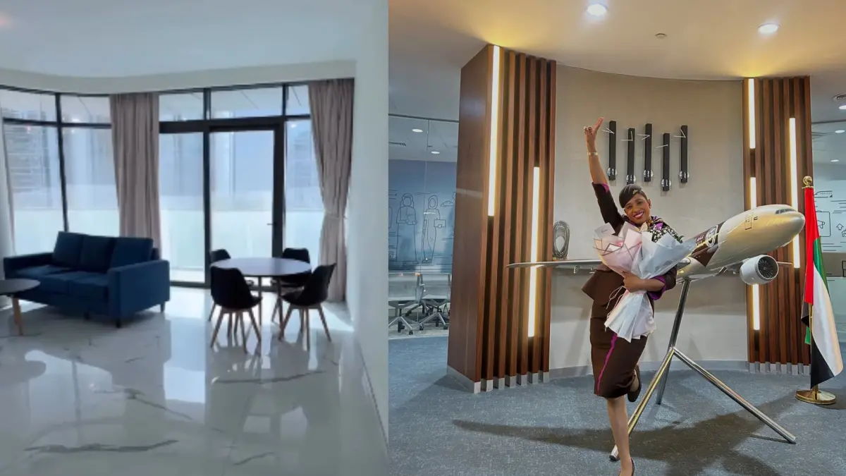From (L) The apartment interior (Screengrab); Sonia Pal | Photo: Instagram