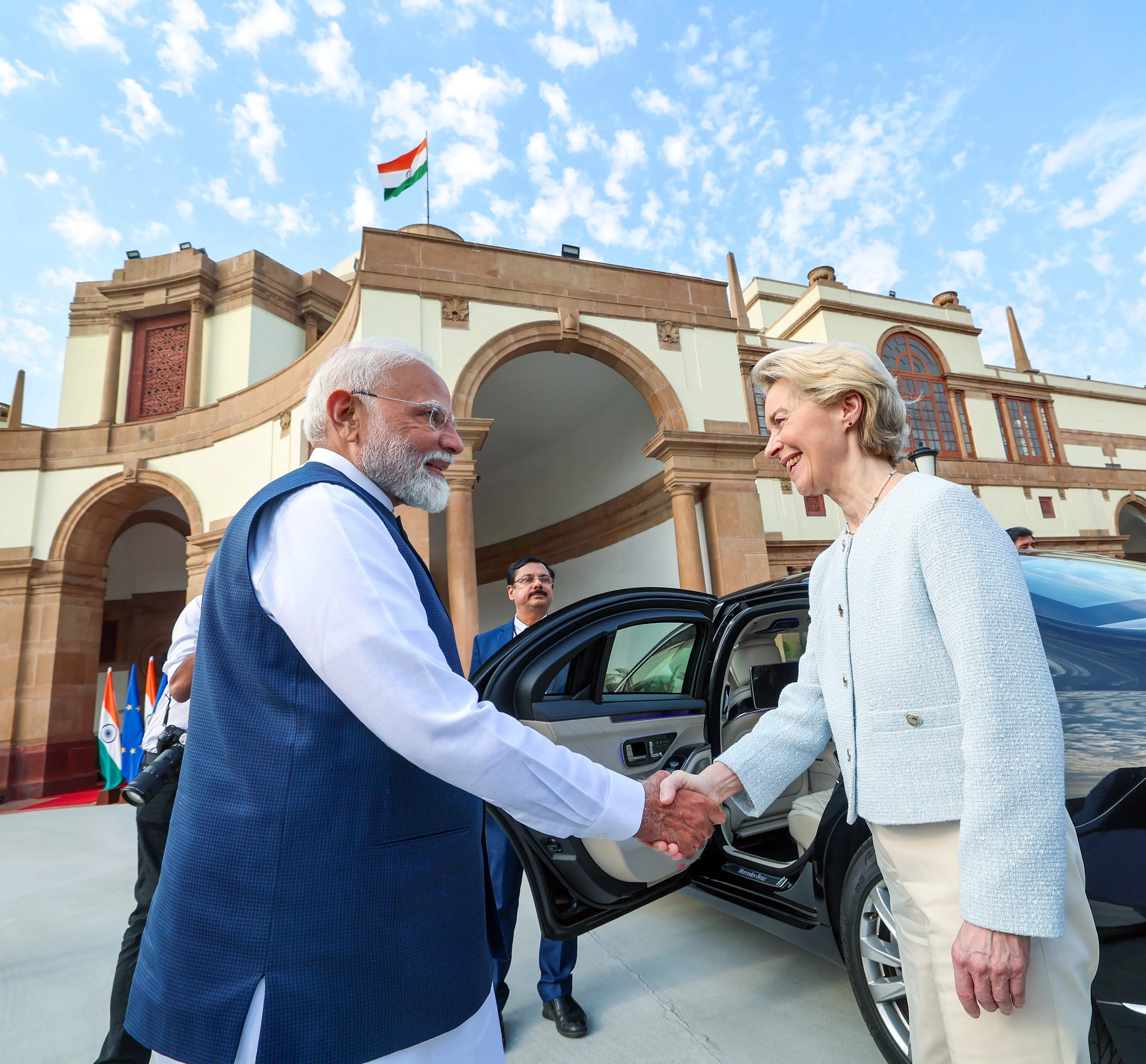 Prime Minister Narendra Modi meets European Commission President Ursula von der Leyen | File photo: ANI