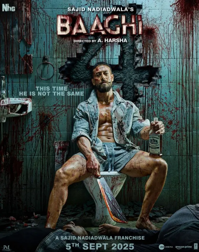 Baaghi 4 poster | Photo: Instagram / Tiger Shroff