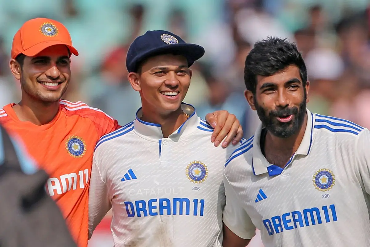 From (L) Shubman Gill, Yashasvi Jaiswal and Jasprit Bumrah. | File Photo: ANI