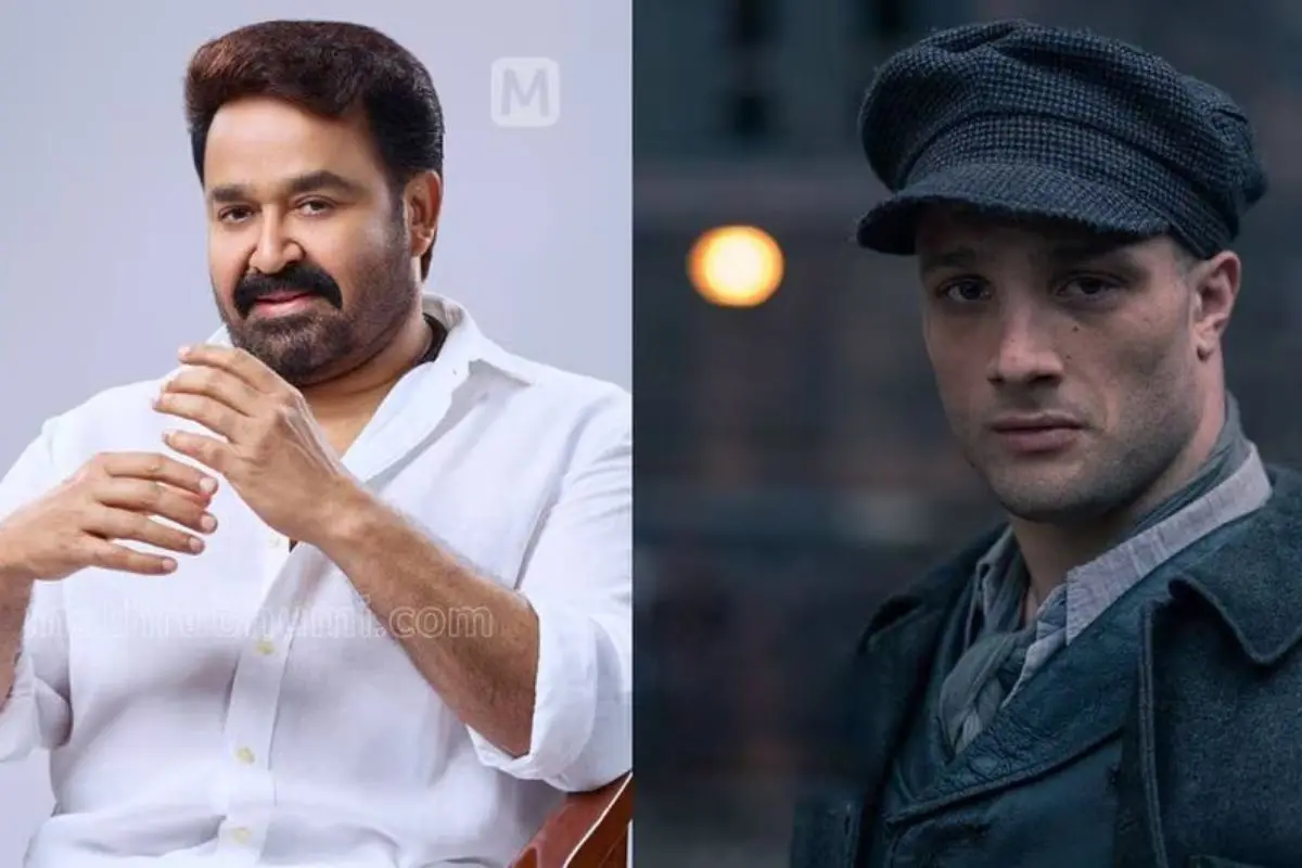 From (L) Mohanlal, Cosmo Jarvis (still from 'Peaky Blinders') | Photos: MBI/www.instagram.com/cosmo.jarvis/