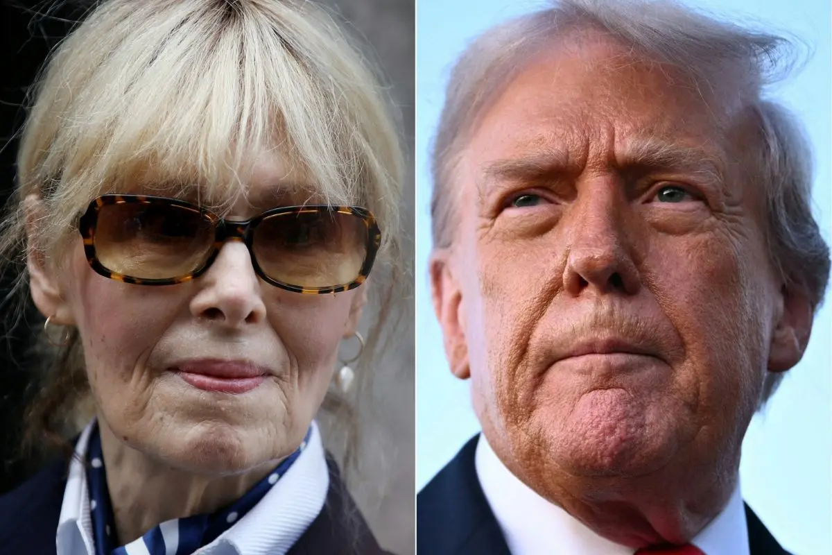 From (L) E. Jean Carroll, Donald Trump | Photo: AFP
