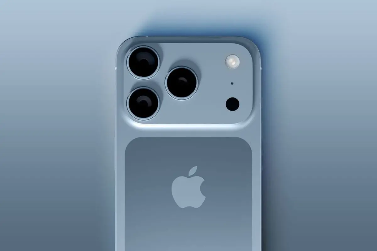 Sources suggest the iconic logo might be shifted slightly lower on the back panel of the Pro models to maintain aesthetic balance and provide clear space around the redesigned camera unit. | Photo: X/@victor_abarca