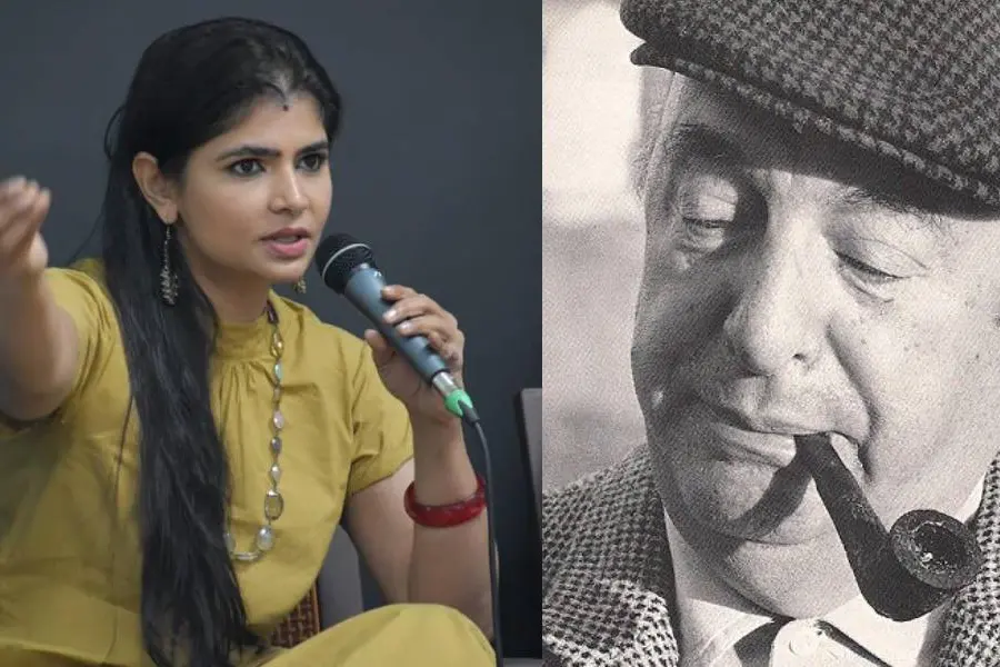 'ഒരു തമിഴ് പെണ്ണിനെ ബലാത്സംഗം ചെയ്ത്, അത് ആത്മകഥയിലെഴുതിയിരിക്കുന്നു'; നെരൂദയ്ക്കെതിരെ ചിന്മയി