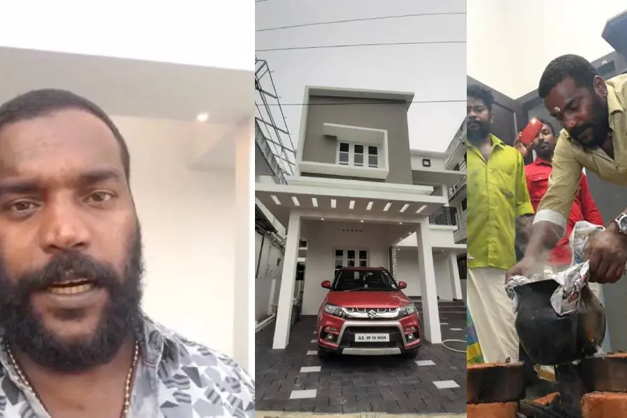 പുതിയ വീടിന്റെ പാലുകാച്ചൽ കഴിഞ്ഞതിന് പിന്നാലെ ക്ഷമാപണവുമായി മണികണ്ഠൻ ആചാരി ലൈവിൽ