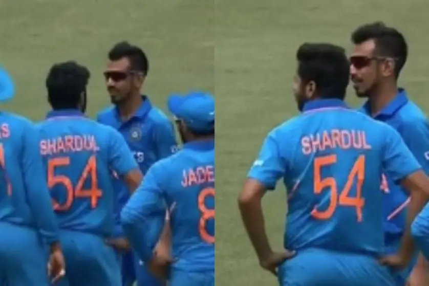 ഔട്ടെന്ന് ശര്ദ്ദുല്, കോലിക്ക് സംശയം; ചാഹലെത്തി പ്രശ്നം പരിഹരിച്ചു