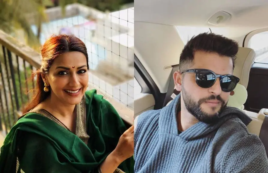 Sonali Bendre and Suresh Raina    Photo Courtesy: Instagram|Facebook