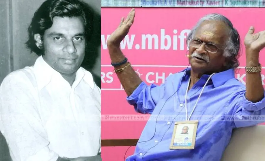 KJ Yesudas and Sreekumaran Thampi Photo: Mathrubhumi