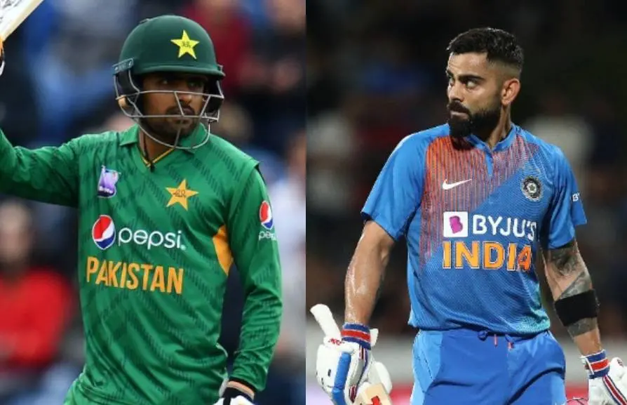 Babar Azam and Virat Kohli Photo: Twitter
