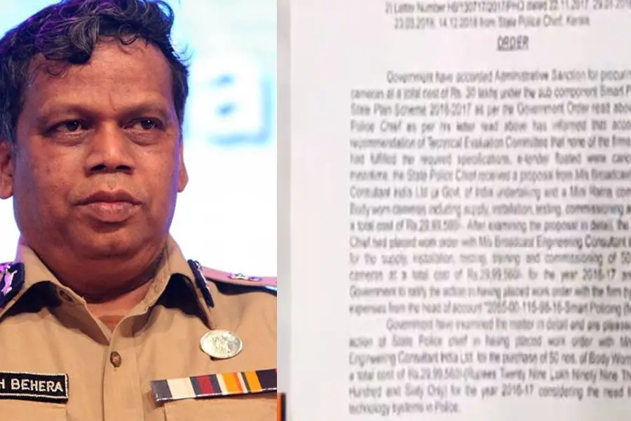 പോലീസിന് യൂണിഫോമില് ഘടിപ്പിക്കുന്ന ക്യാമറകള് വാങ്ങിയതിലും ക്രമക്കേട്, വിവരങ്ങള് പുറത്ത്