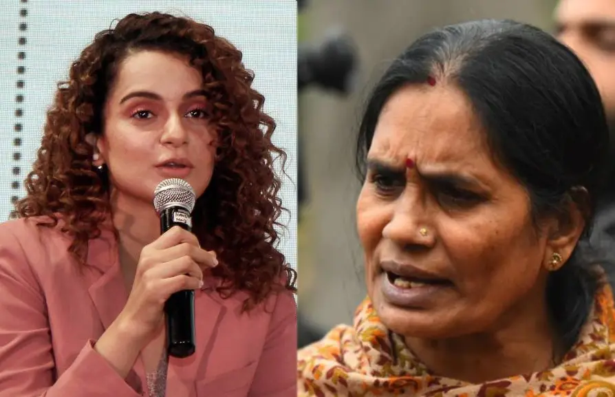 Kangana Ranaut and Asha Devi. Photo: PTI| Mathrubhumi Archives