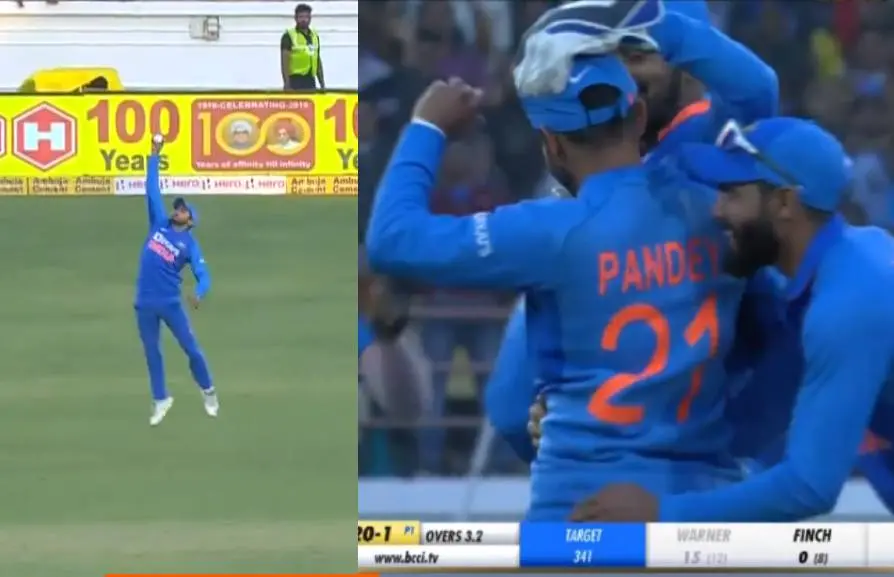Manish Pandey Catch Photo: Videograb