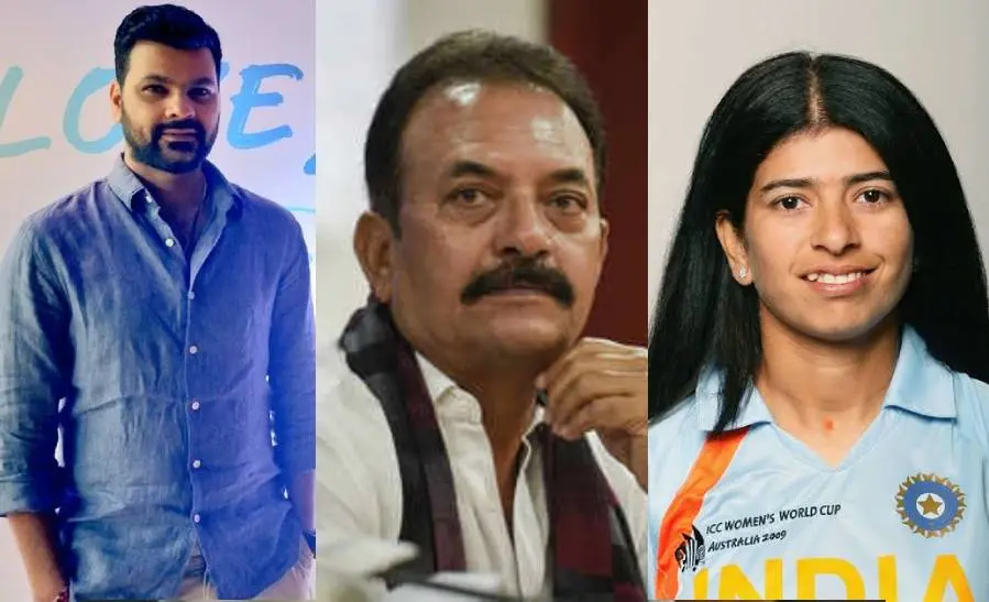 RP Singh, Madan Lal and Sulakshana Naik Photo Courtesy: Twitter|PTI