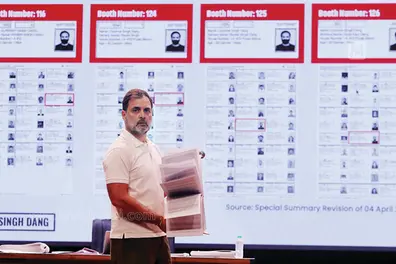 ‘Not made in India’: BJP attacks Rahul Gandhi over ‘Vote Chori’ documents