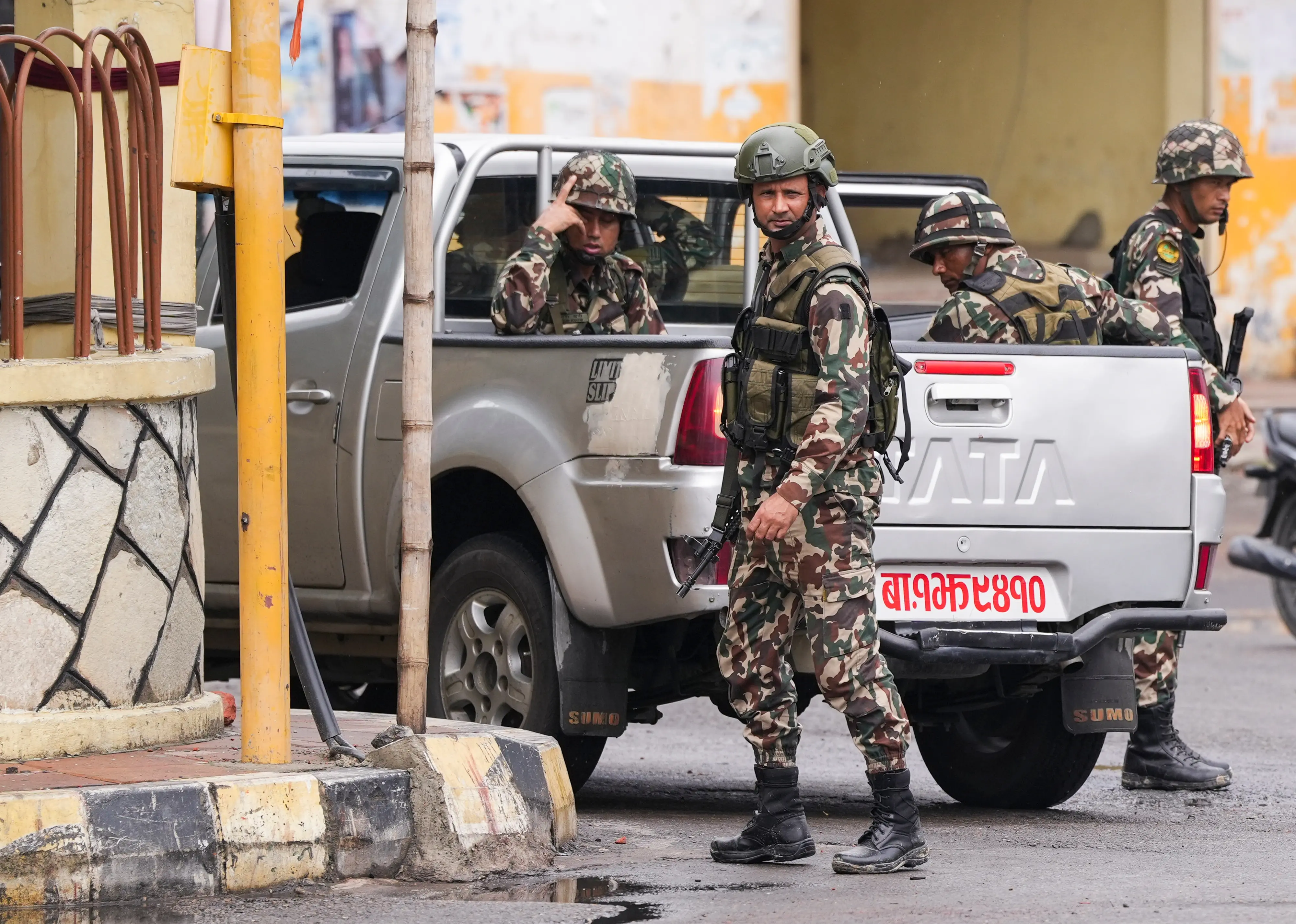 Security heightened amid extended prohibitory orders on public movement in the wake of the anti-government protests and clashes in Birgunj, Nepal | Photo: PTI