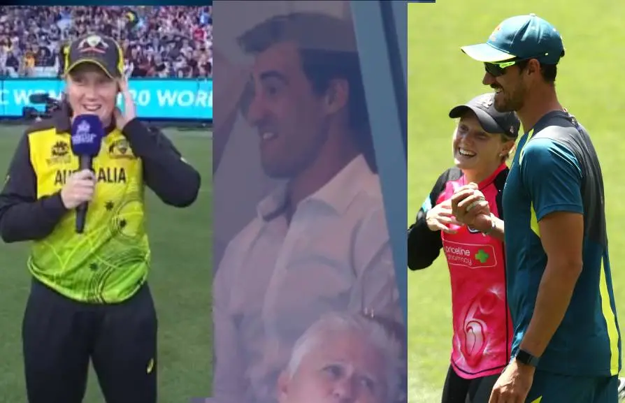 Alyssa Healy and Mitchell Starc Photo: Twitter