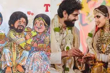 ‘ദഗ്ഗുബട്ടർലി വെഡ്ഡിംഗ്’, ബ്രെഡും ബട്ടറും കൈമാറി റാണയും മിഹീകയും; രസകരമായ ആശംസയുമായി അമൂൽ