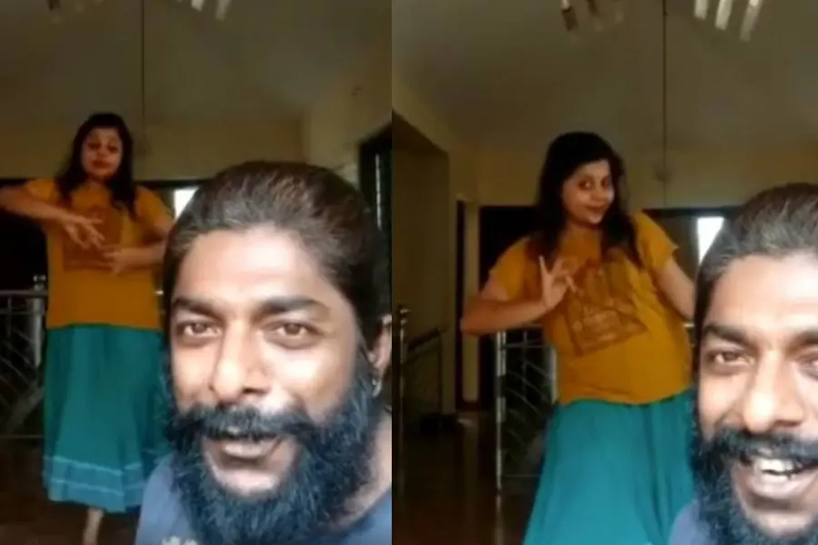 'ഉജ്ജയിനിലെ ഗായികാ..' പാടി ശ്രീകുമാര്, നൃത്തംവെച്ച് സ്നേഹ|വീഡിയോ
