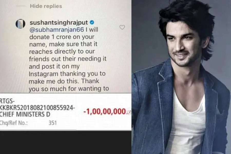 നന്ദി സുശാന്ത്, ദുരിതത്തിൽ സഹായവുമായെത്തിയ താങ്കളെ കേരളം ഒരിക്കലും മറക്കില്ല