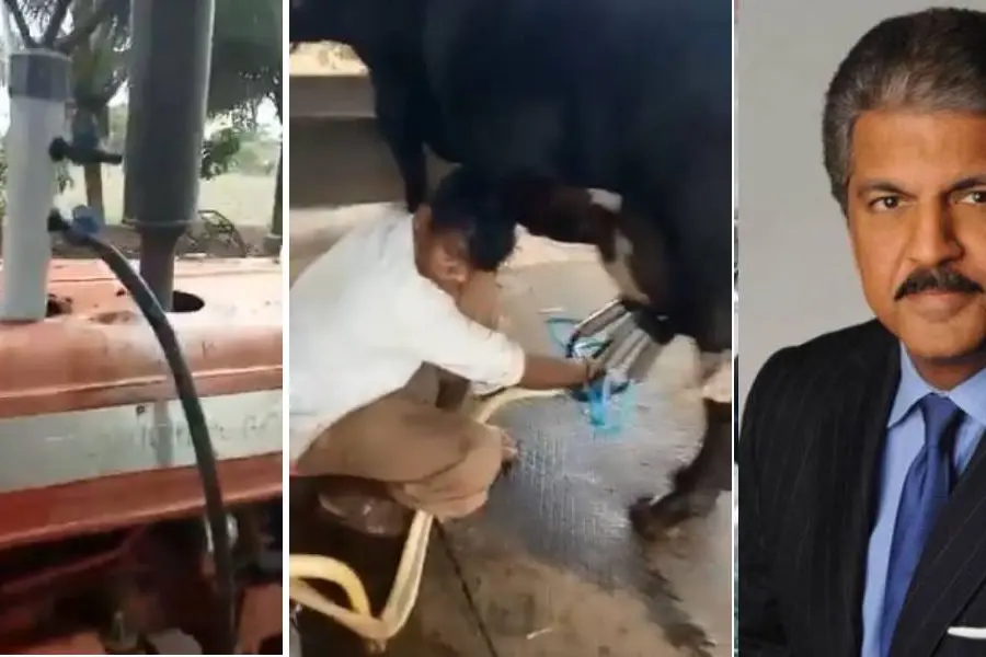 പാല് കറക്കാനും മഹീന്ദ്ര ട്രാക്ടര്; ആശയത്തിന് പിന്നിലെ പ്രതിഭയെ അംഗീകരിച്ച് ആനന്ദ് മഹീന്ദ്ര