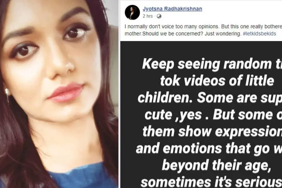 കുഞ്ഞുങ്ങള് വളരെ ക്യൂട്ട് ആണ്, എന്നാൽ ഇന്റര്നെറ്റിലുള്ള ചിലർ അങ്ങനെയല്ല; ജ്യോത്സ്ന