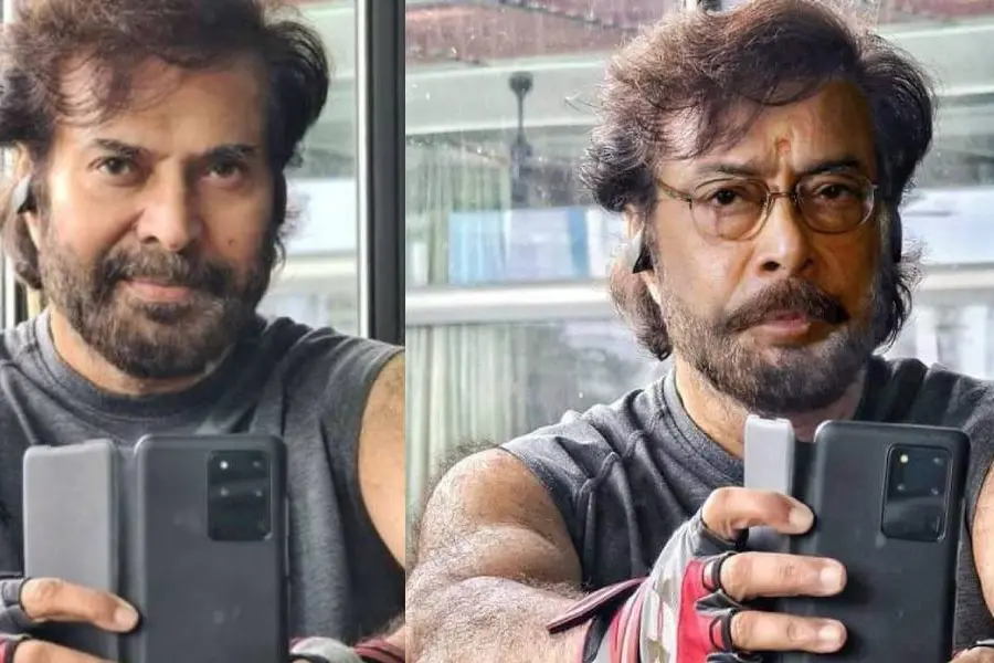 'ആഹാ അത്രയ്ക്കായോ', മമ്മൂട്ടിയുടെ ഗെറ്റപ്പില് ജനാര്ദനന്, ചിത്രം വൈറല്