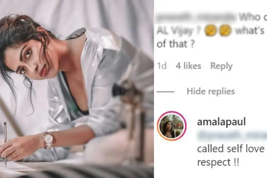 എ എല് വിജയ്യെ നശിപ്പിച്ചതാരെന്ന് ചോദ്യം; ചുട്ടമറുപടി നല്കി അമല പോള്