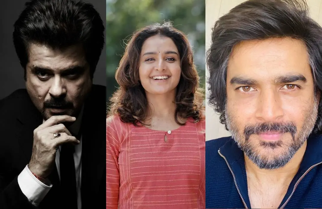 അനിൽ കപൂർ, മഞ്ജു വാര്യർ, ആർ.മാധവൻ | ചിത്രം: ഫെയ്സ്ബുക്ക്