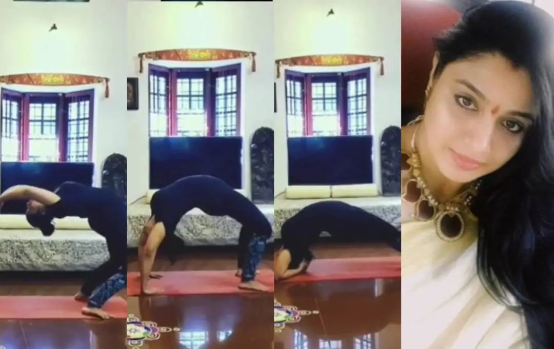 സംയുക്ത വർമ യോഗ പരിശീലിക്കുന്നു| screengrab: https:||www.instagram.com