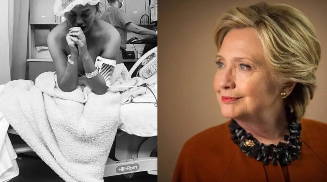 ക്രിസി ടെയ്ഗാന്, ഹിലാരി ക്ലിന്ണ് Photo:.instagram.com|chrissyteigen, twitter.com|HillaryClinton