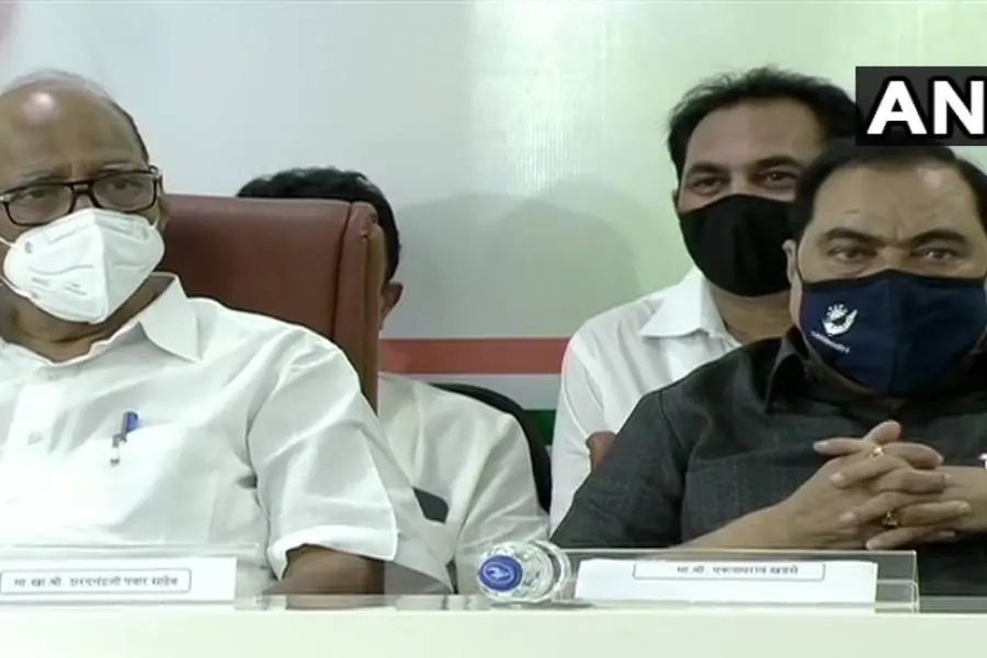 ഏക്നാഥ് ഖഡ്സേ എന്.സി.പി.യില് ചേര്ന്നു; മന്ത്രിസ്ഥാനം ലഭിച്ചേക്കും