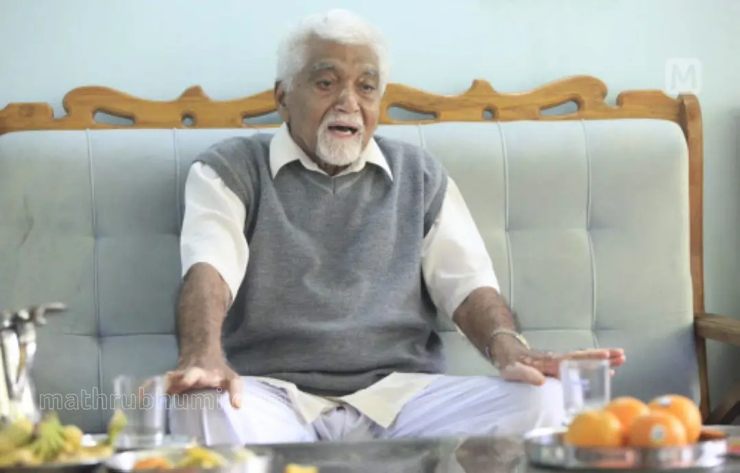 ബർളിൻ കുഞ്ഞനന്തൻ നായർ | ഫോട്ടോ : സിദ്ദിഖുൽ അക്ബർ| മാതൃഭൂമി