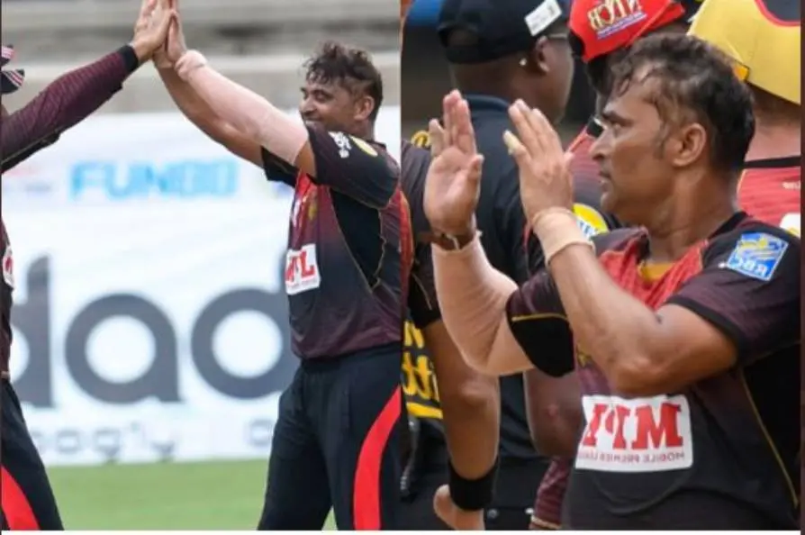 Pravin Tambe| Photo Courtesy: Twitter| CPL 2020