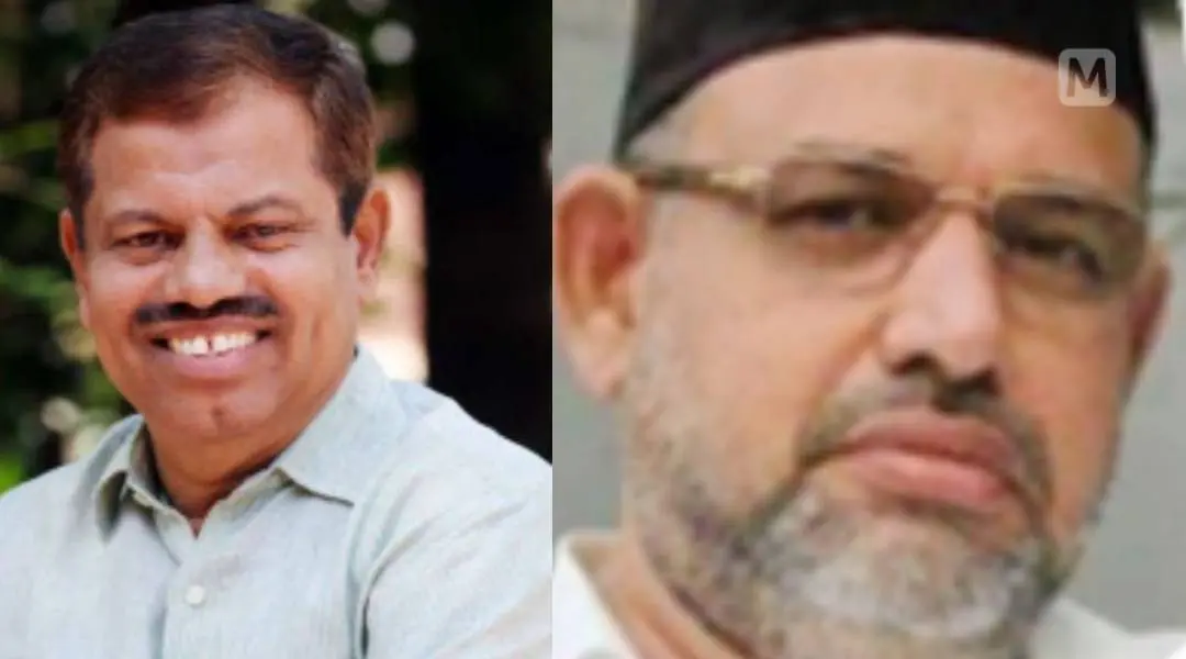 എം.സി. ഖമറുദ്ദീന് എം.എല്.എ, ടി.കെ. പൂക്കോയ തങ്ങള് | ഫോട്ടോ: മാതൃഭൂമി