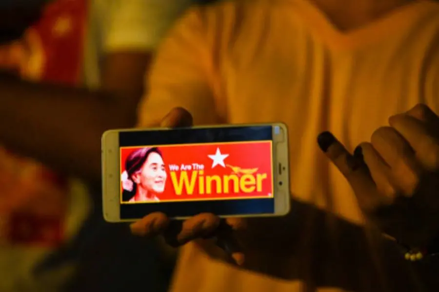മ്യാന്മാറില് സര്ക്കാര് രൂപീകരിക്കാനുള്ള ഭൂരിപക്ഷം നേടി ആങ് സാന് സ്യൂചിയുടെ പാര്ട്ടി