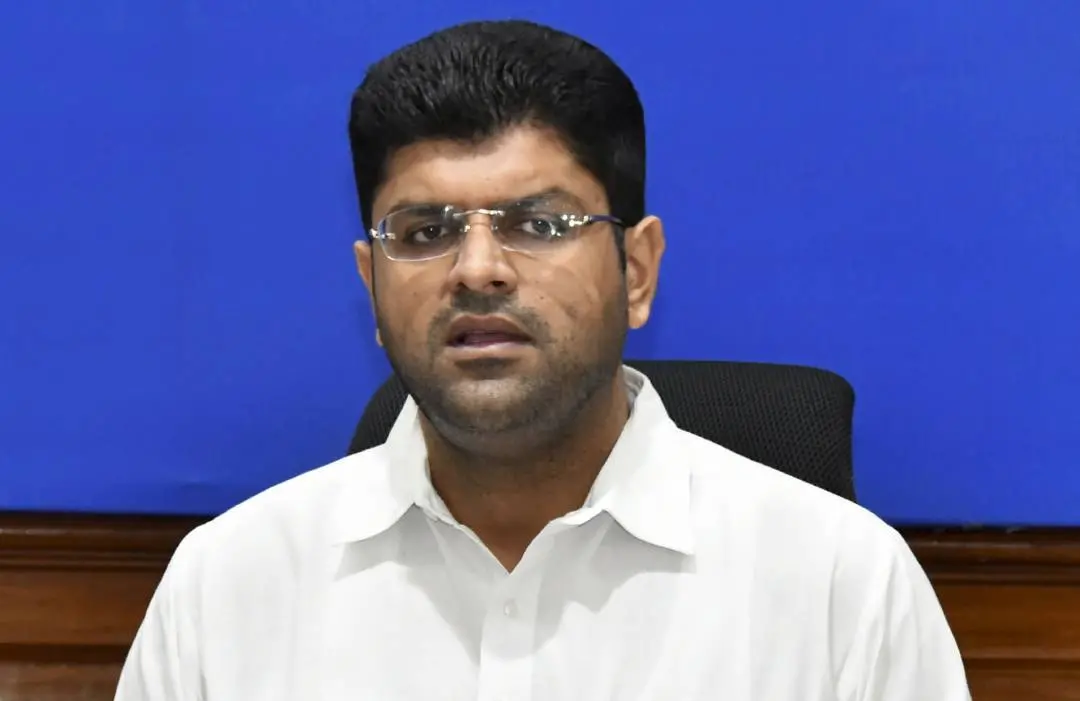 ദുഷ്യന്ത് ചൗട്ടാല | ഫോട്ടോ: പി.ടി.ഐ.