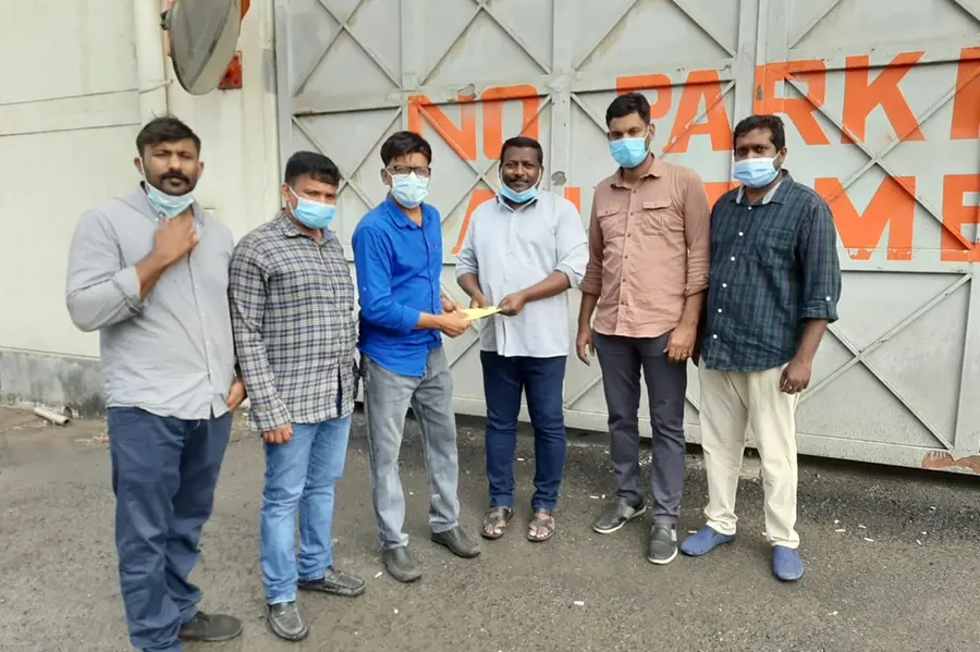 ലാല്കെയേഴ്സ് പ്രതിമാസ ധനസഹായം കൈമാറി