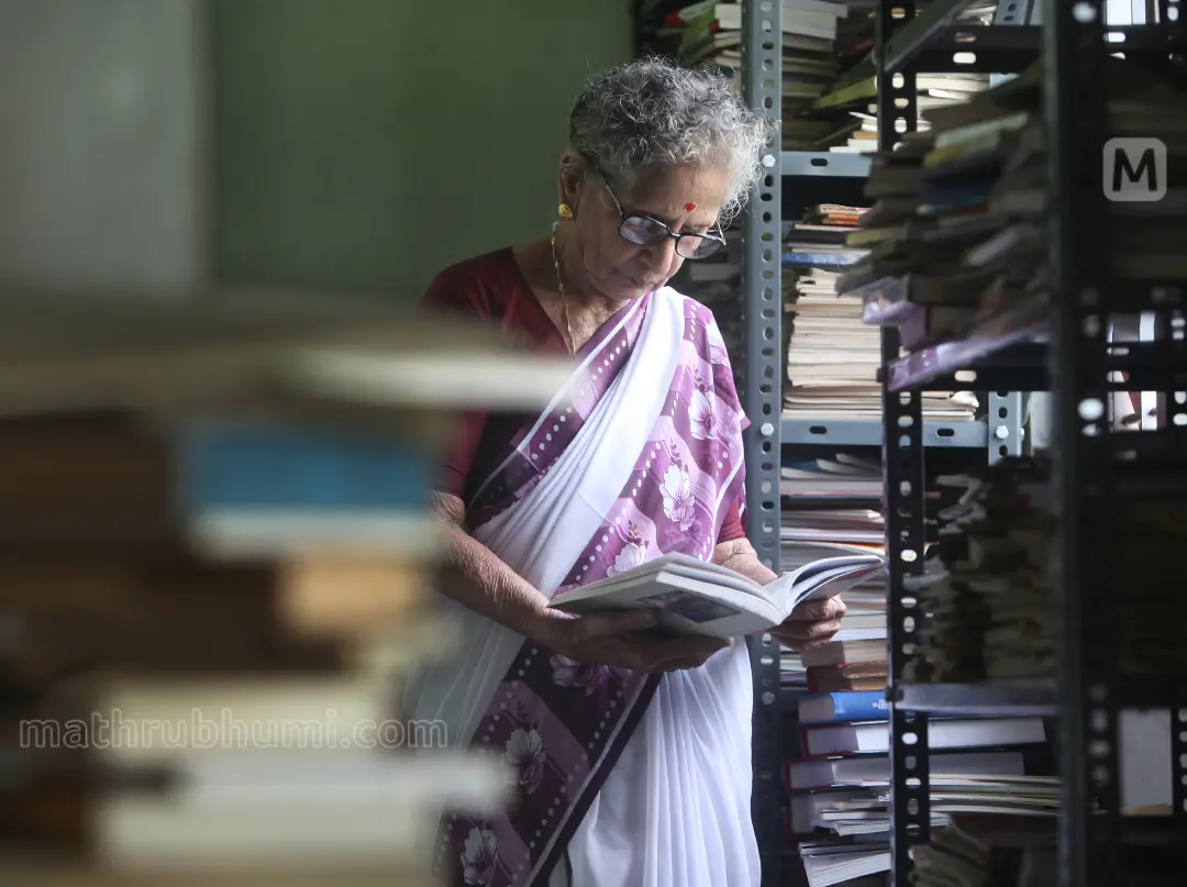 ഡോ. എം ലീലാവതി | ഫോട്ടോ: വി.എസ്. ഷൈന്‍  മാതൃഭൂമി
