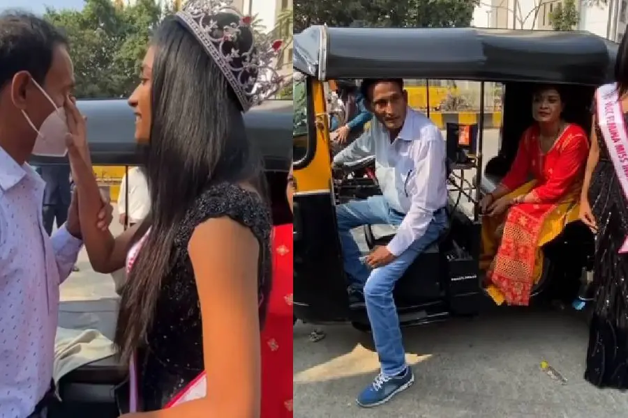 ഈ മാതാപിതാക്കളുടെ മകളായതില് അഭിമാനം; അനുമോദന ചടങ്ങില് അച്ഛന് ഓടിച്ച ഓട്ടോയില് വന്നിറങ്ങി മന്യ