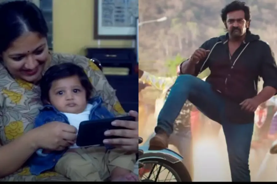 അമ്മയുടെ മടിയിലിരുന്ന് കുഞ്ഞ് ചിന്റു അച്ഛന്റെ അവസാന ചിത്രത്തിന്റെ ട്രെയ്ലർ പുറത്തിറക്കി